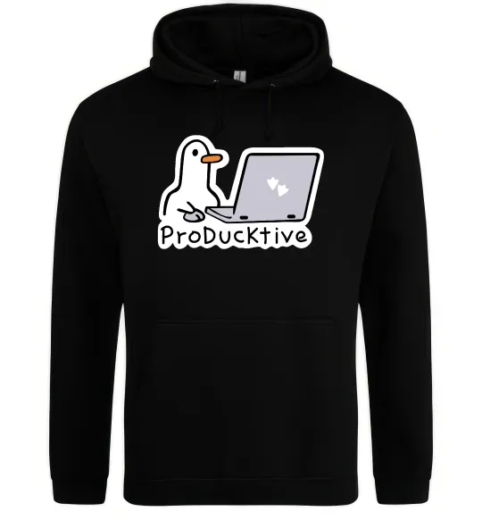 Жіноча толстовка (худі) proDucktive Чорний фото