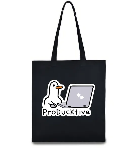 Эко-сумка proDucktive Черный фото