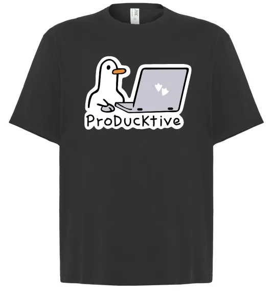 Футболка Оверсайз proDucktive Чорний фото