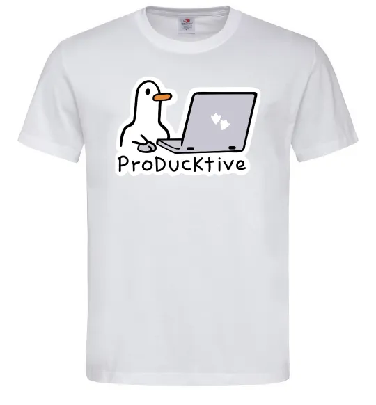 Чоловіча футболка proDucktive Білий фото