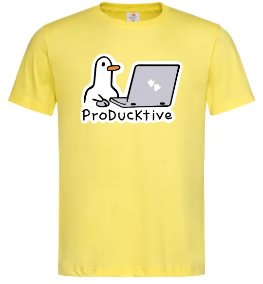 Чоловіча футболка proDucktive Лимонний фото