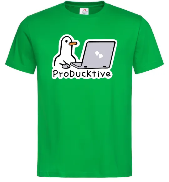 Чоловіча футболка proDucktive Зелений фото