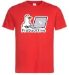 Чоловіча футболка proDucktive Червоний фото
