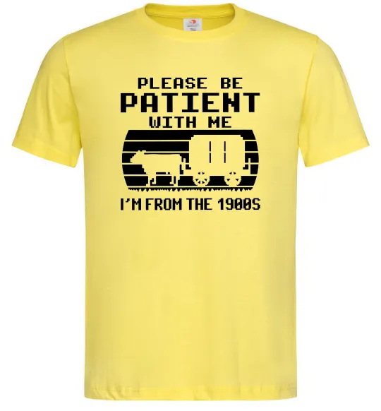 Мужская футболка I`m from 1900s Лимонный фото