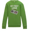 Детский Свитшот Gamepad first love Лаймовый фото