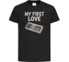 Дитяча футболка Gamepad first love Чорний фото