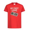 Дитяча футболка Gamepad first love Червоний фото