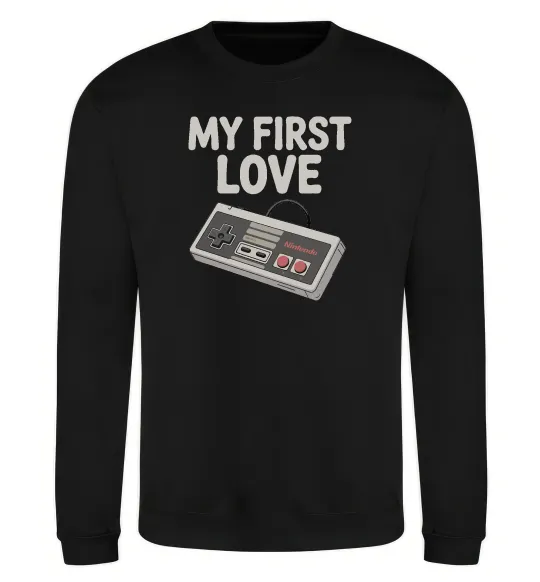 Свитшот Gamepad first love Черный фото