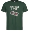 Мужская футболка Gamepad first love Темно-зеленый фото