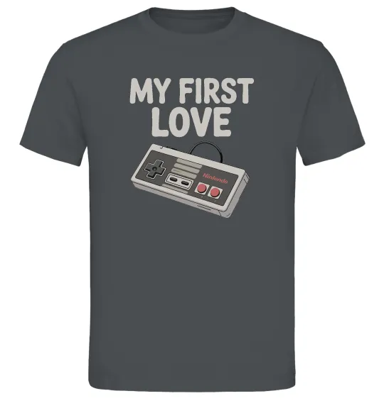 Мужская футболка Gamepad first love Графит фото