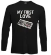 Лонгслив Gamepad first love Черный фото