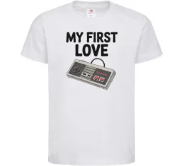 Детская футболка Gamepad first love Белый фото
