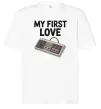 Футболка Оверсайз Gamepad first love Білий фото