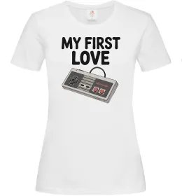 Женская футболка Gamepad first love Белый фото
