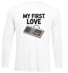 Лонгслив Gamepad first love Белый фото
