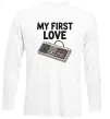 Лонгслив Gamepad first love Белый фото
