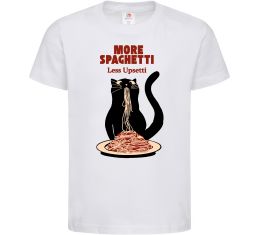 Дитяча футболка More spaghetti less upsetti