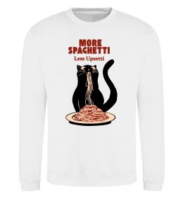 Свитшот More spaghetti less upsetti Свитшот More spaghetti less upsetti
