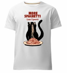 Чоловіча преміум футболка More spaghetti less upsetti