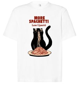 Футболка Оверсайз More spaghetti less upsetti