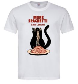 Мужская футболка More spaghetti less upsetti
