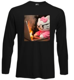 Лонгслив Kitty working