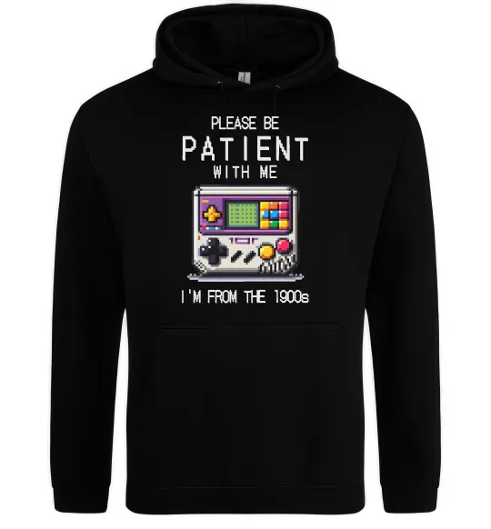 Жіноча толстовка (худі) Be patient I`m from 1900s Чорний фото