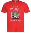 Мужская футболка Be patient I`m from 1900s Красный фото