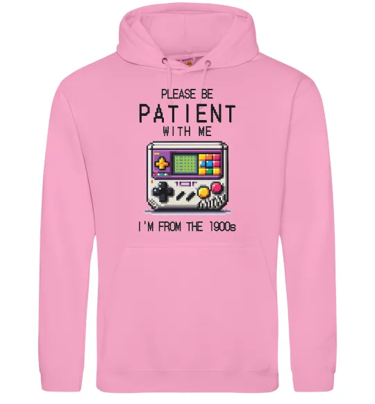 Жіноча толстовка (худі) Be patient I`m from 1900s Рожевий фото