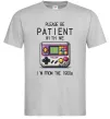 Мужская футболка Be patient I`m from 1900s Серый фото