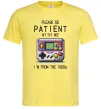 Мужская футболка Be patient I`m from 1900s Лимонный фото