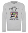 Світшот Be patient I`m from 1900s Сірий меланж фото