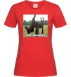 Женская футболка Притримай коней Красный фото
