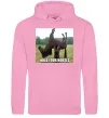 Женская толстовка (худи) Притримай коней Розовый фото