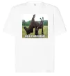 Футболка Оверсайз Притримай коней Белый фото