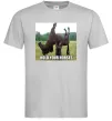 Мужская футболка Притримай коней Серый фото