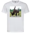 Мужская футболка Притримай коней Белый фото