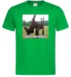 Мужская футболка Притримай коней Зеленый фото