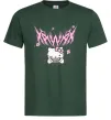 Чоловіча футболка Y2K Kitty Темно-зелений фото