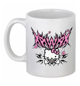 Чашка керамическая Y2K Kitty Белый фото