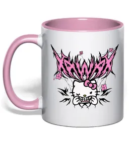 Чашка с цветной ручкой