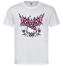 Мужская футболка Y2K Kitty Белый фото