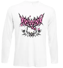 Лонгслив Y2K Kitty Белый фото