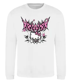 Свитшот Y2K Kitty Белый фото