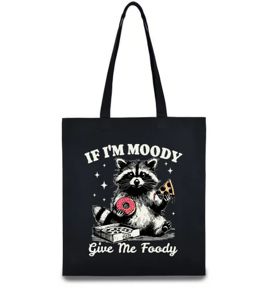 Еко-сумка Give me foody Чорний фото