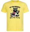 Мужская футболка Give me foody Лимонный фото
