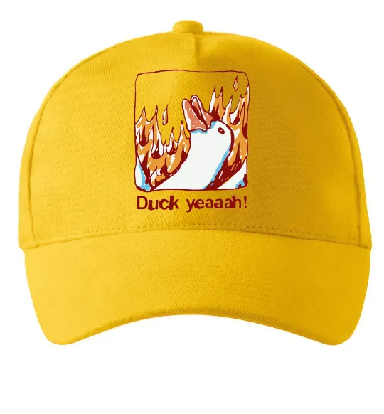 Кепка Duck yeah Сонячно жовтий фото