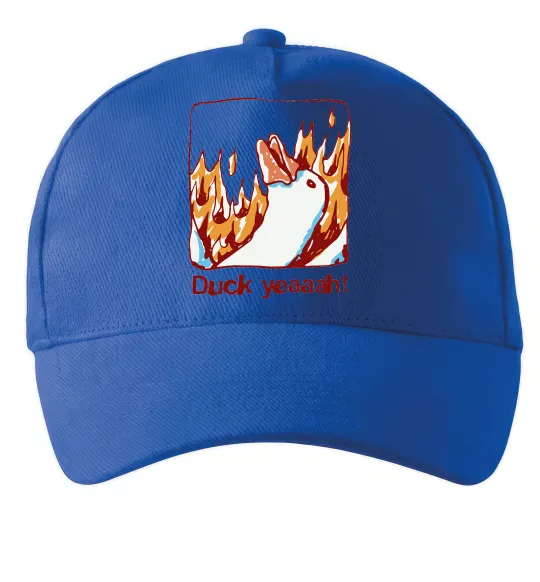 Кепка Duck yeah Яскраво-синій фото