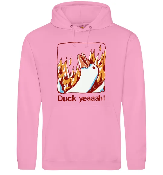 Жіноча толстовка (худі) Duck yeah Рожевий фото