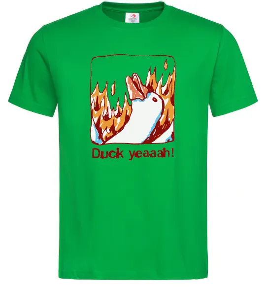Чоловіча футболка Duck yeah Зелений фото